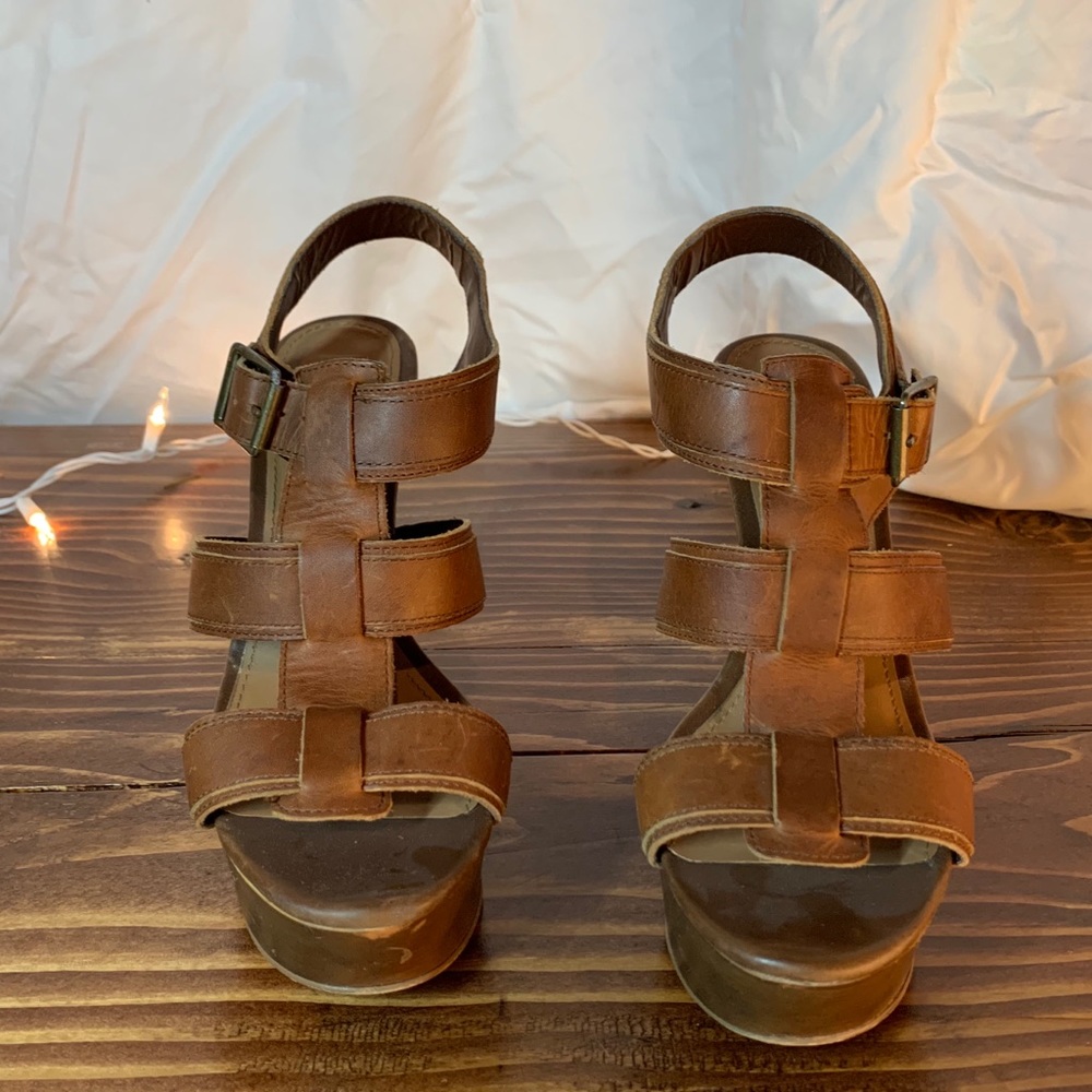 Brown Steve Madden Wedges